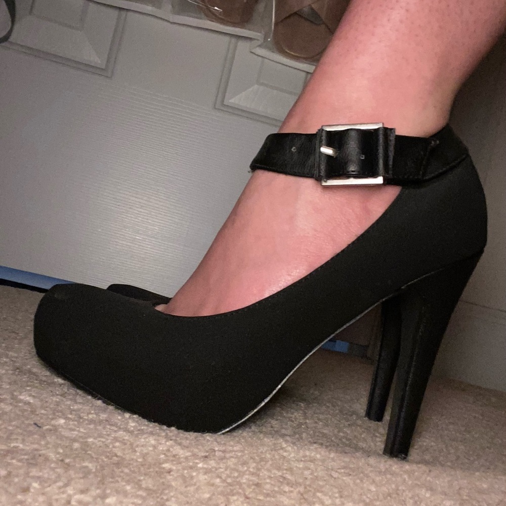 Black Mary Jane High Heels size 7